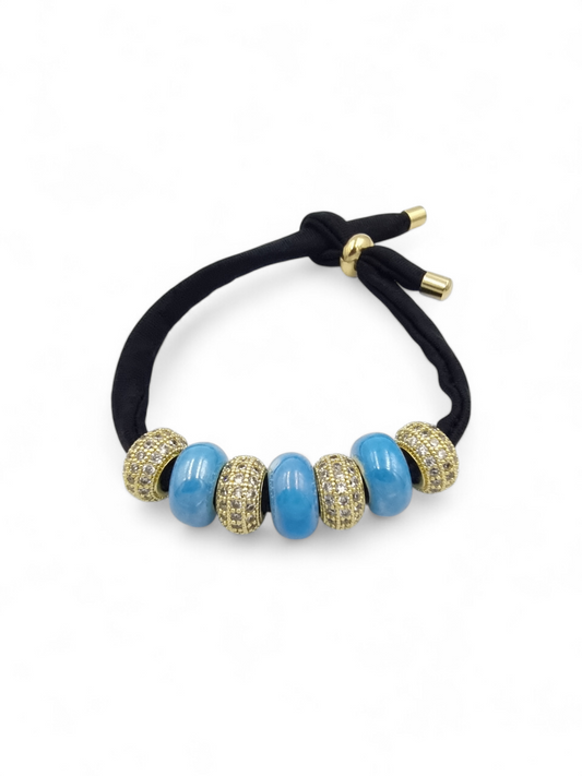 Aliki - Armband Blauw/Goud