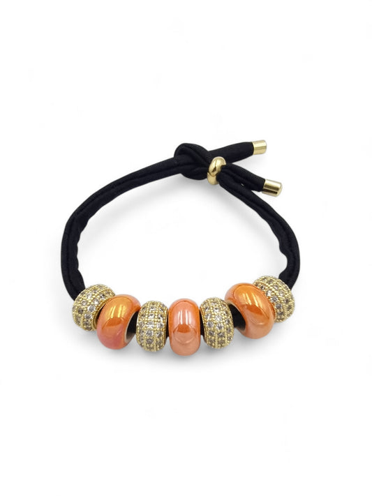 Aliki - Armband Orange/Goud
