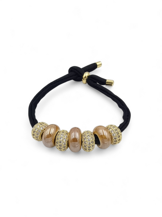 Aliki - Armband Bruin/Goud