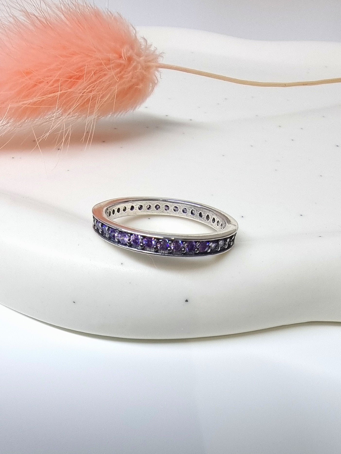 Paarse Zirkonia | Ring