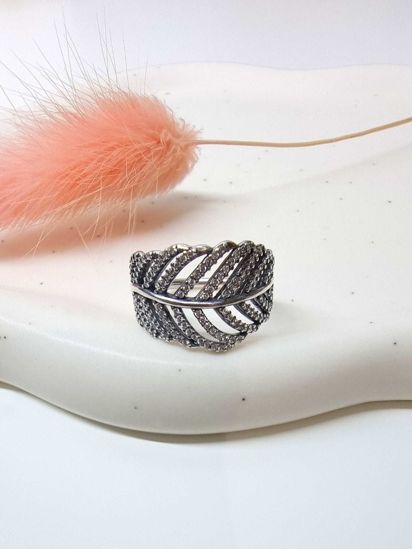 Zirkonia Leaf | Ring