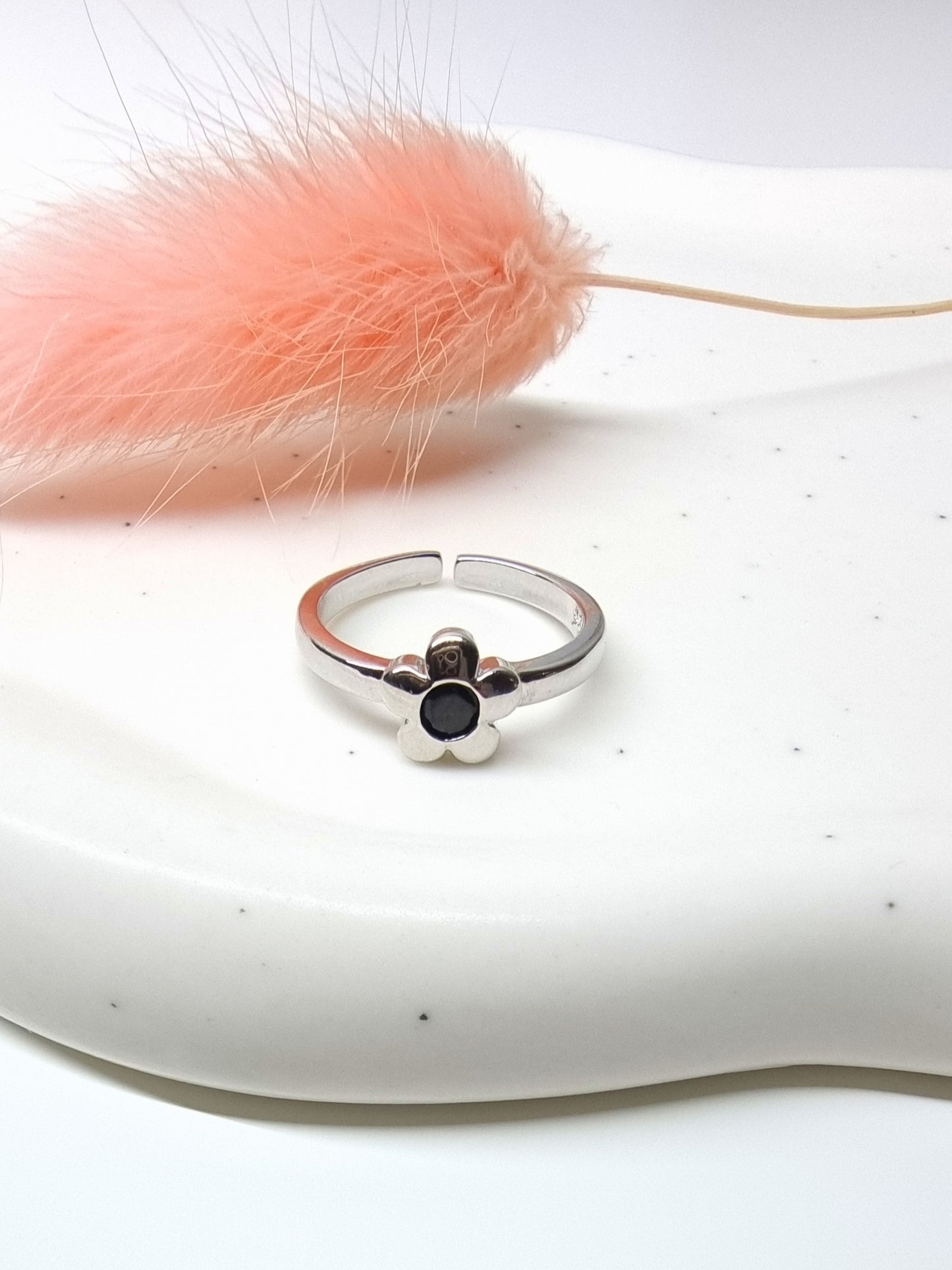 Zwarte Bloem | Ring