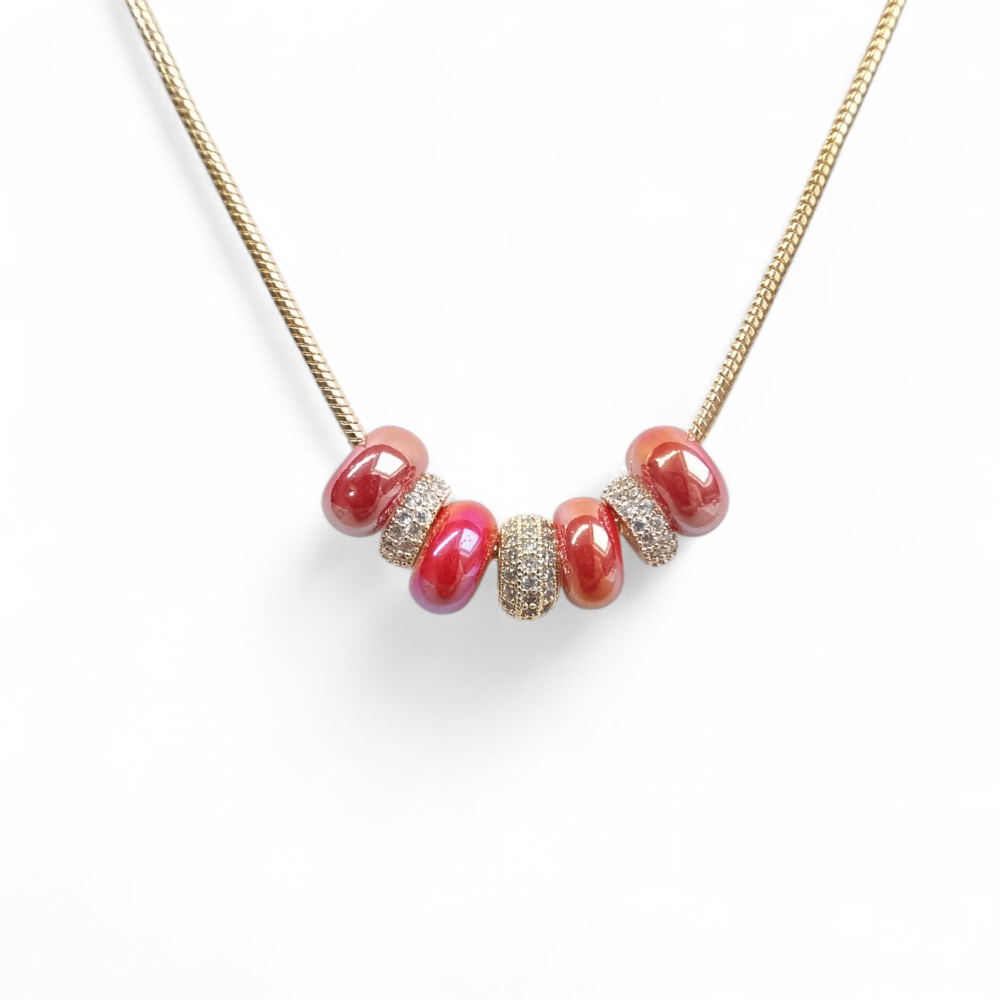 Aliki - Starter Necklace Green