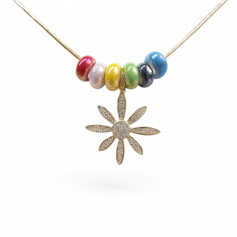 Aliki - Starter Necklace Green