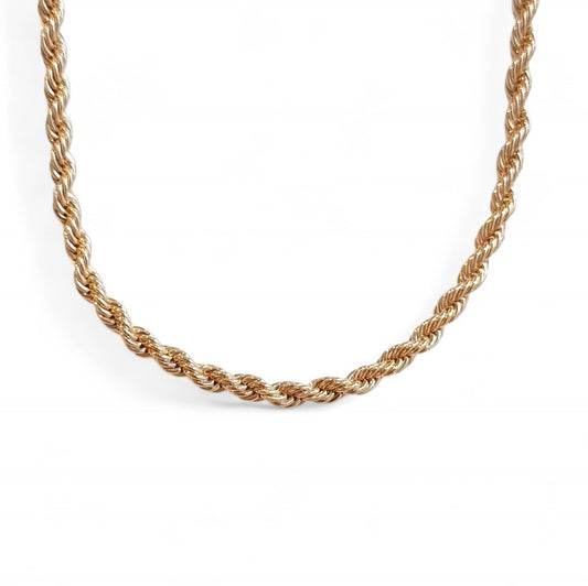 Gouden Twisted Chunky Ketting
