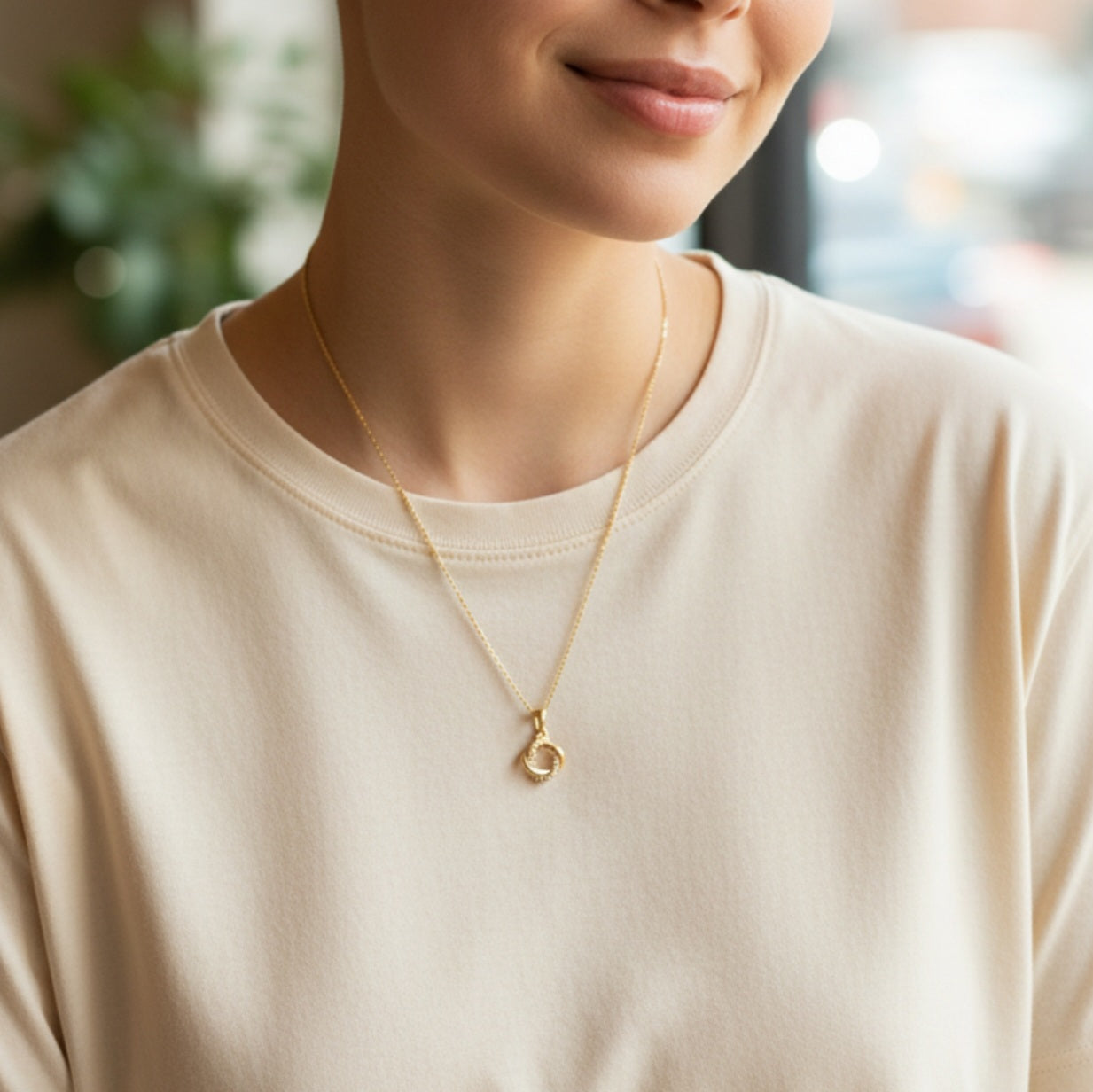 Ketting 24kt Verguld | Swirl