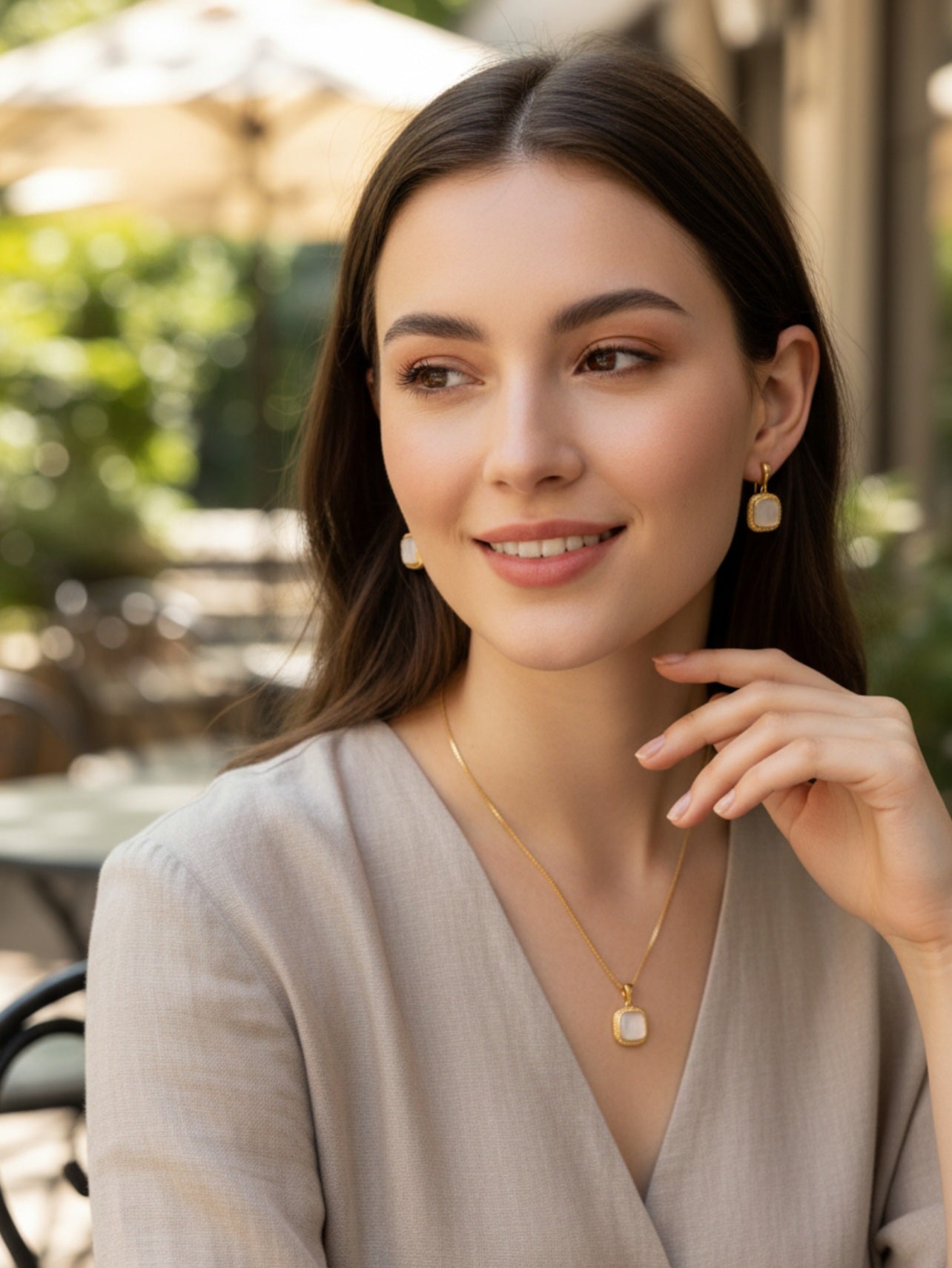 Oorringen 24kt Verguld | Pearl