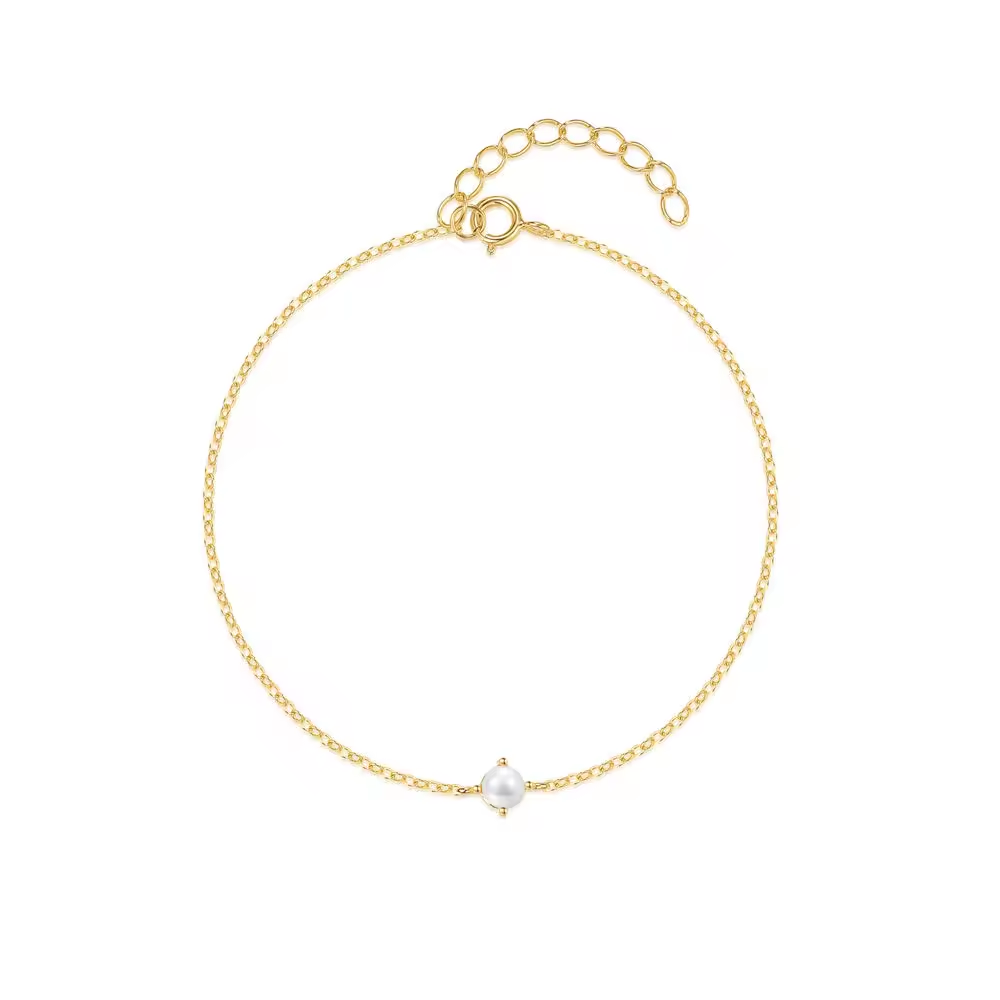 Armband 18kt Verguld Zilver | Pearl