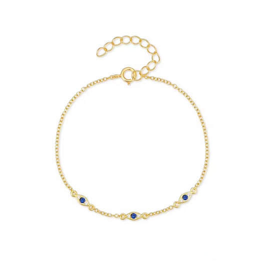 Armband 18kt Verguld Zilver | Evil Eye