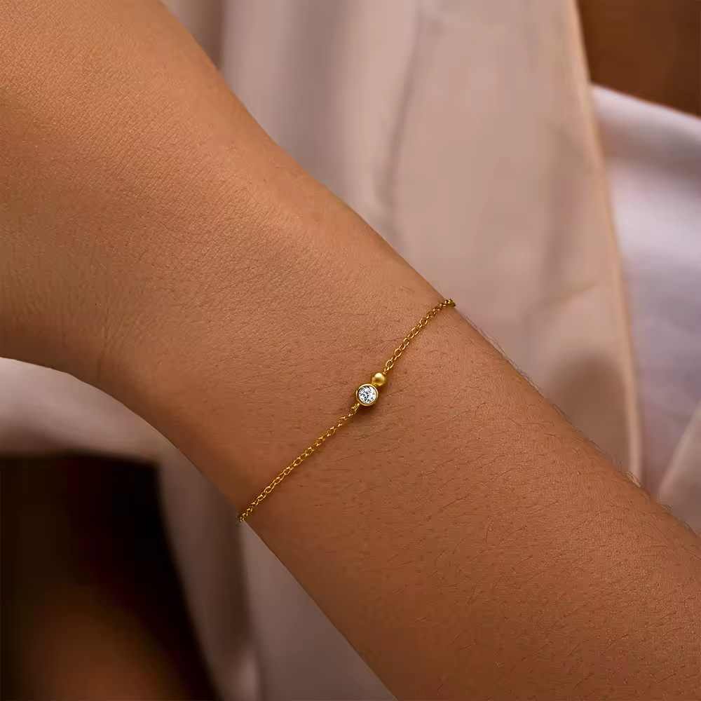 Armband 18kt Verguld Zilver | Zirconia