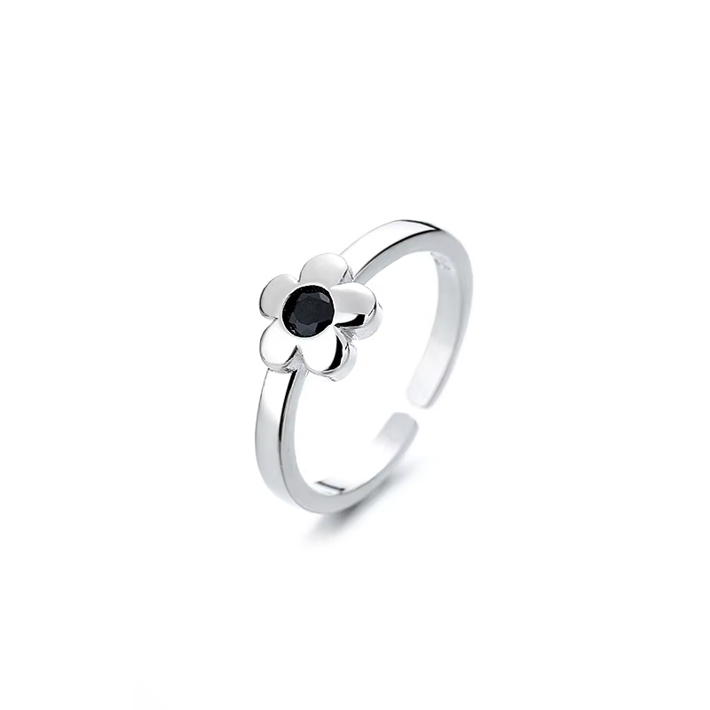 Zwarte Bloem | Ring