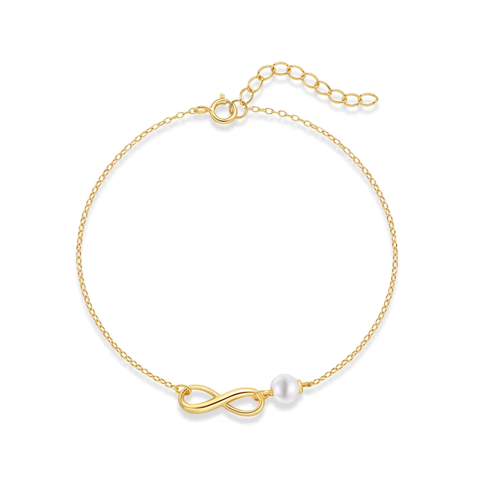 Armband 18kt Verguld Zilver | Infinity