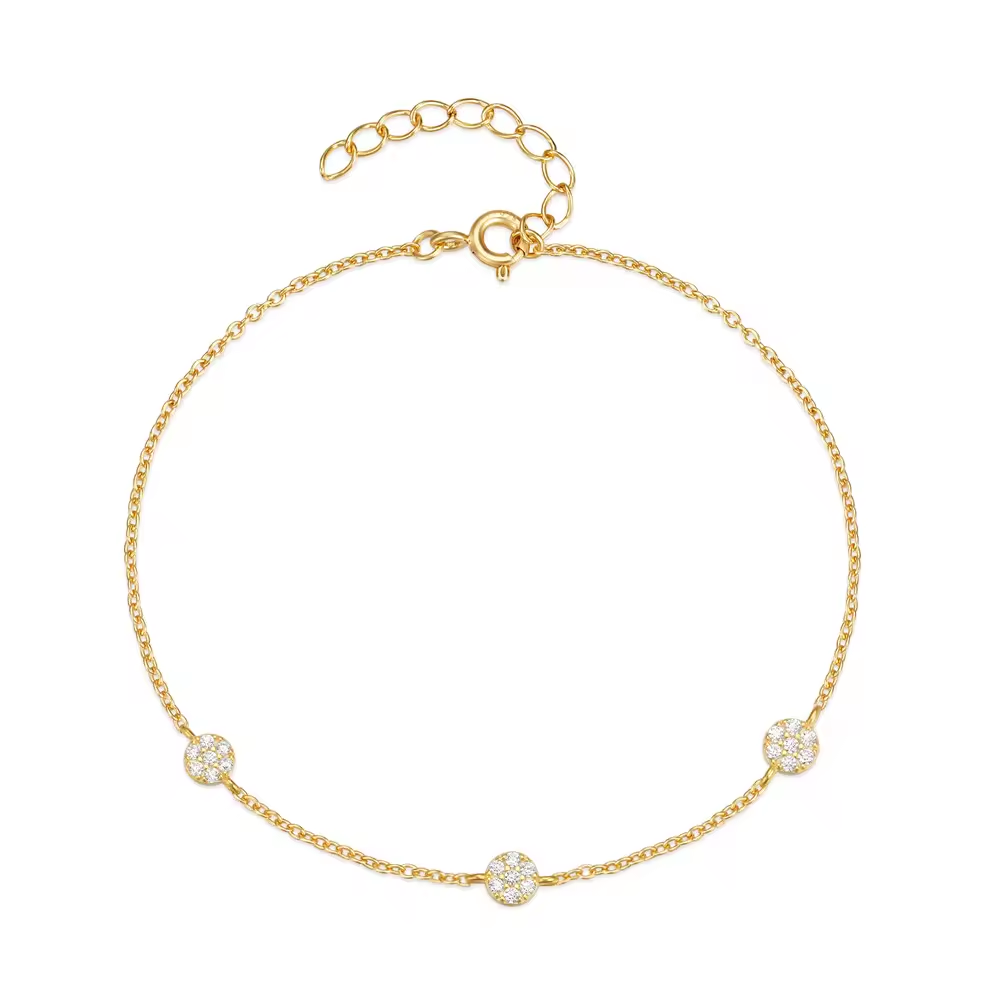 Armband 18kt Verguld Zilver | Zirconia