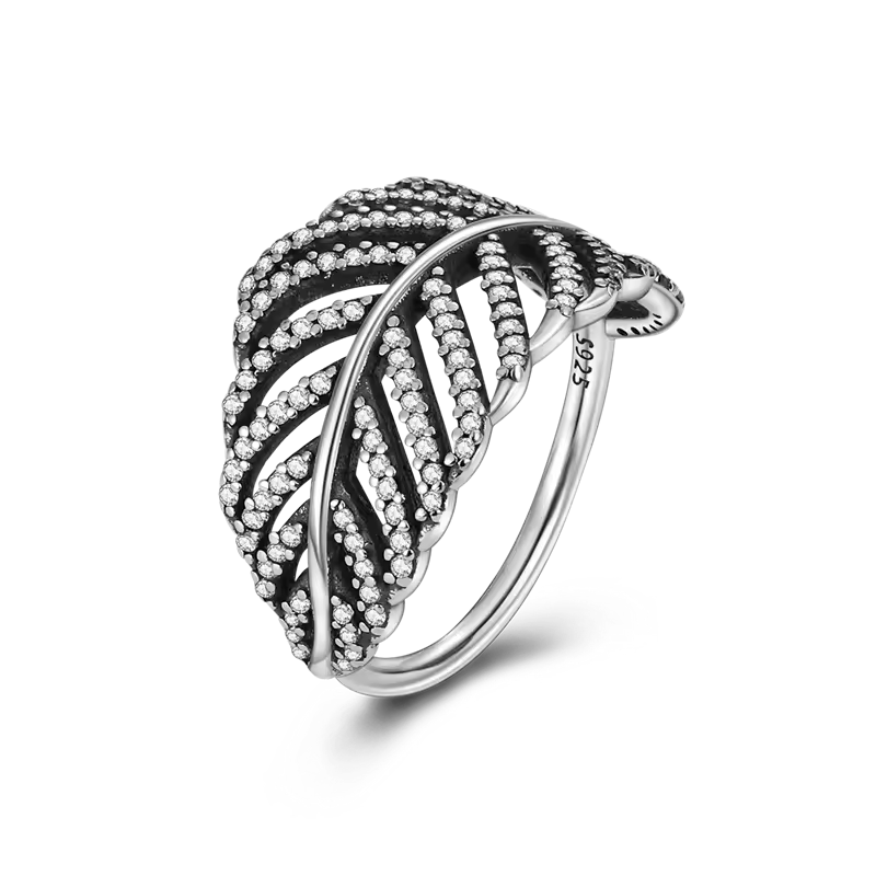 Zirkonia Leaf | Ring