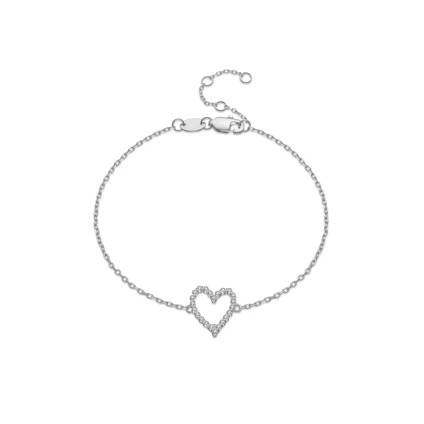 Armband 18kt Verguld Zilver | Heart