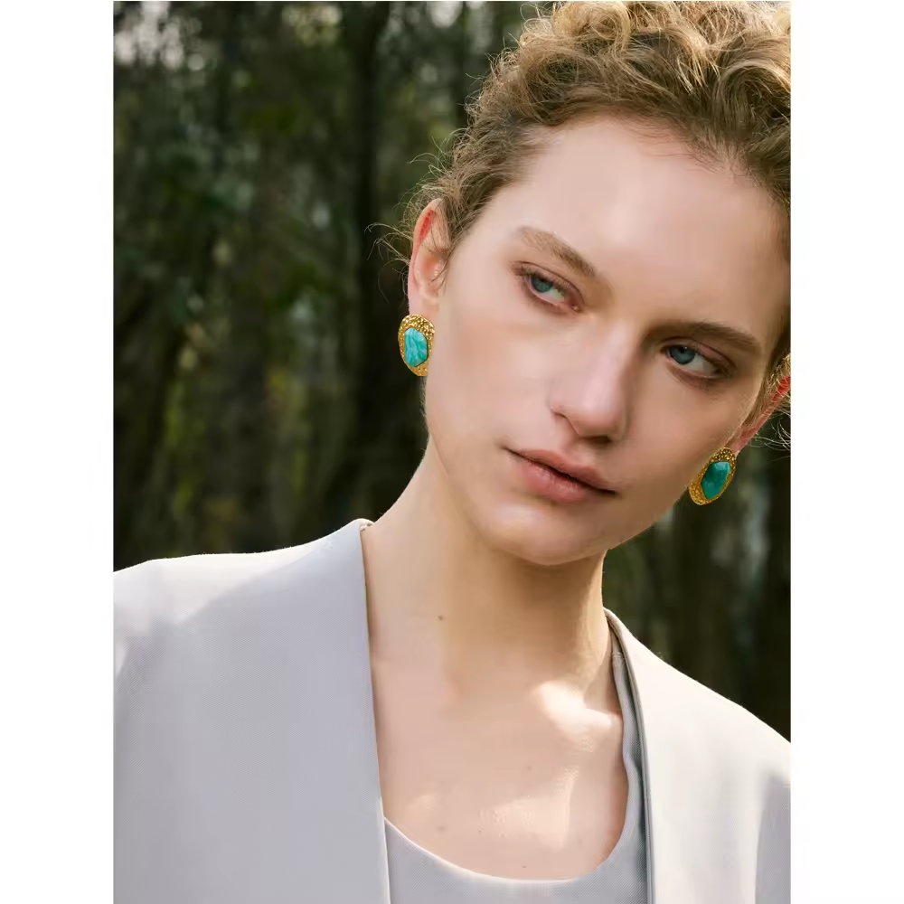 Amazoniet | Oorringen