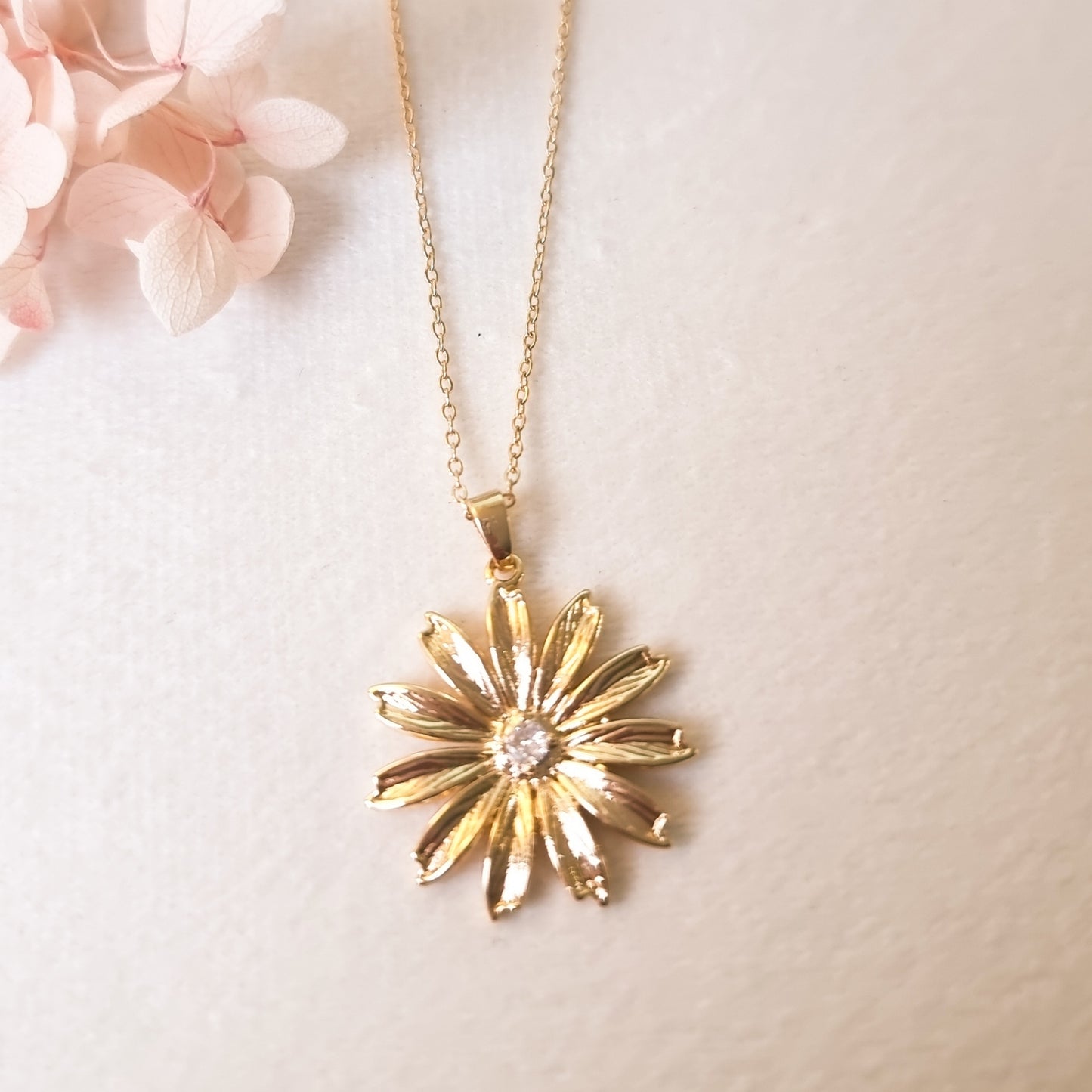Ketting 24kt Verguld | Sunflower