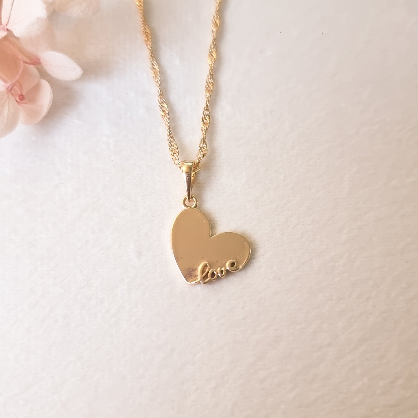 Ketting 24kt Verguld | Heart