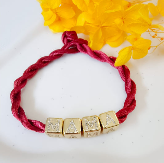 Aliki - Satin Bracelet Mama | Armband