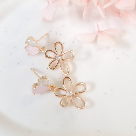 Oorringen 24kt Verguld | Daisy Studs