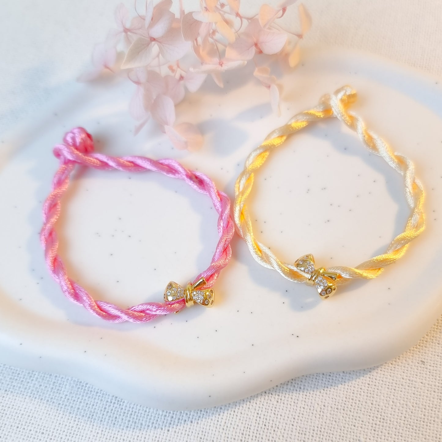 Aliki - Satin Bracelet Bow | Armband