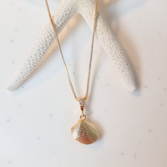 Ketting 24kt Verguld | Clam