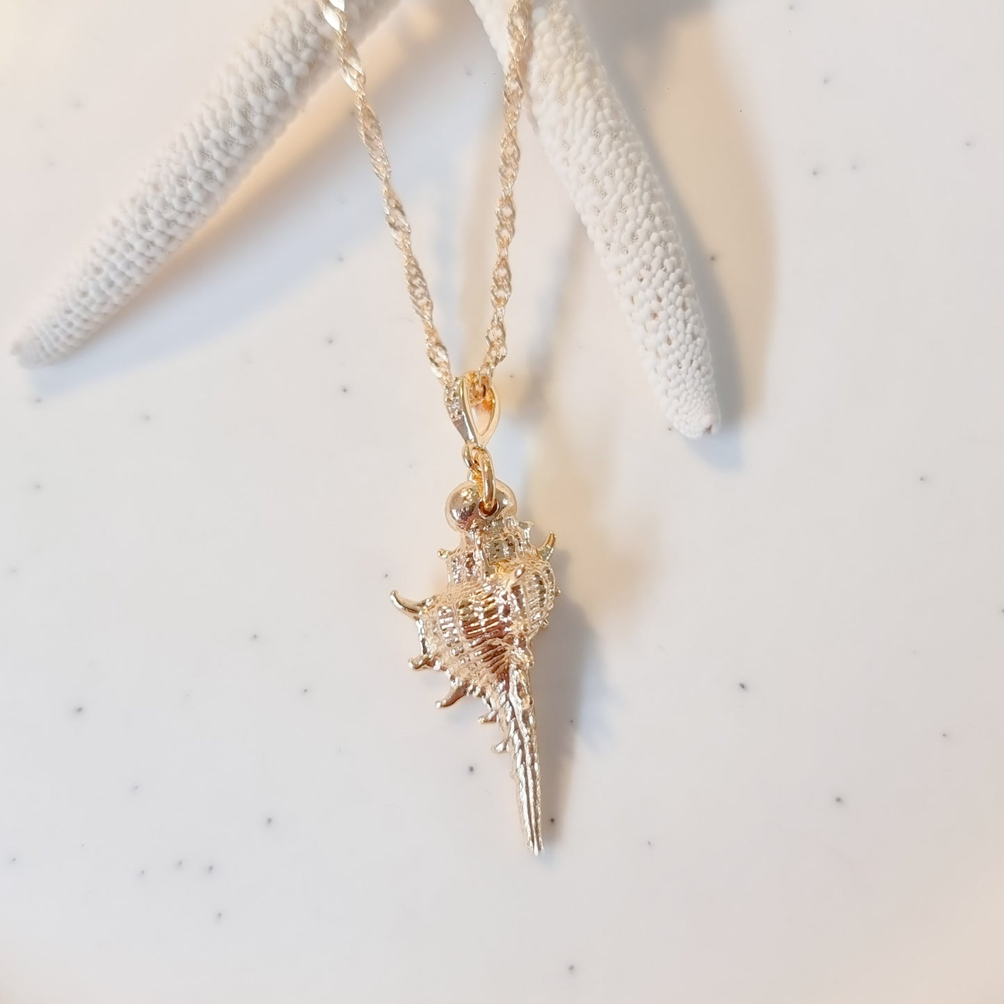 Ketting 24kt Verguld | Murex Shell Gold