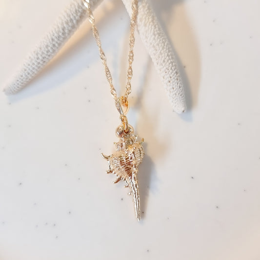 Ketting 24kt Verguld | Murex Shell Gold
