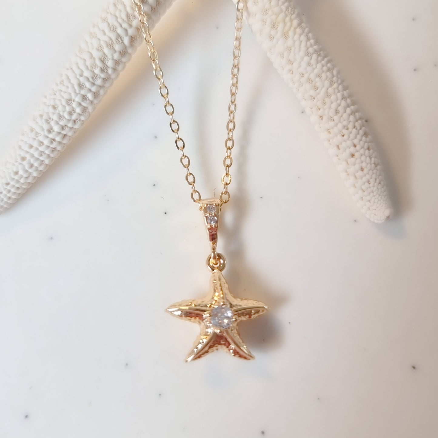 Ketting 24kt Verguld | Starfish