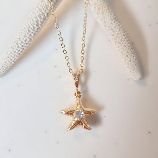 Ketting 24kt Verguld | Starfish