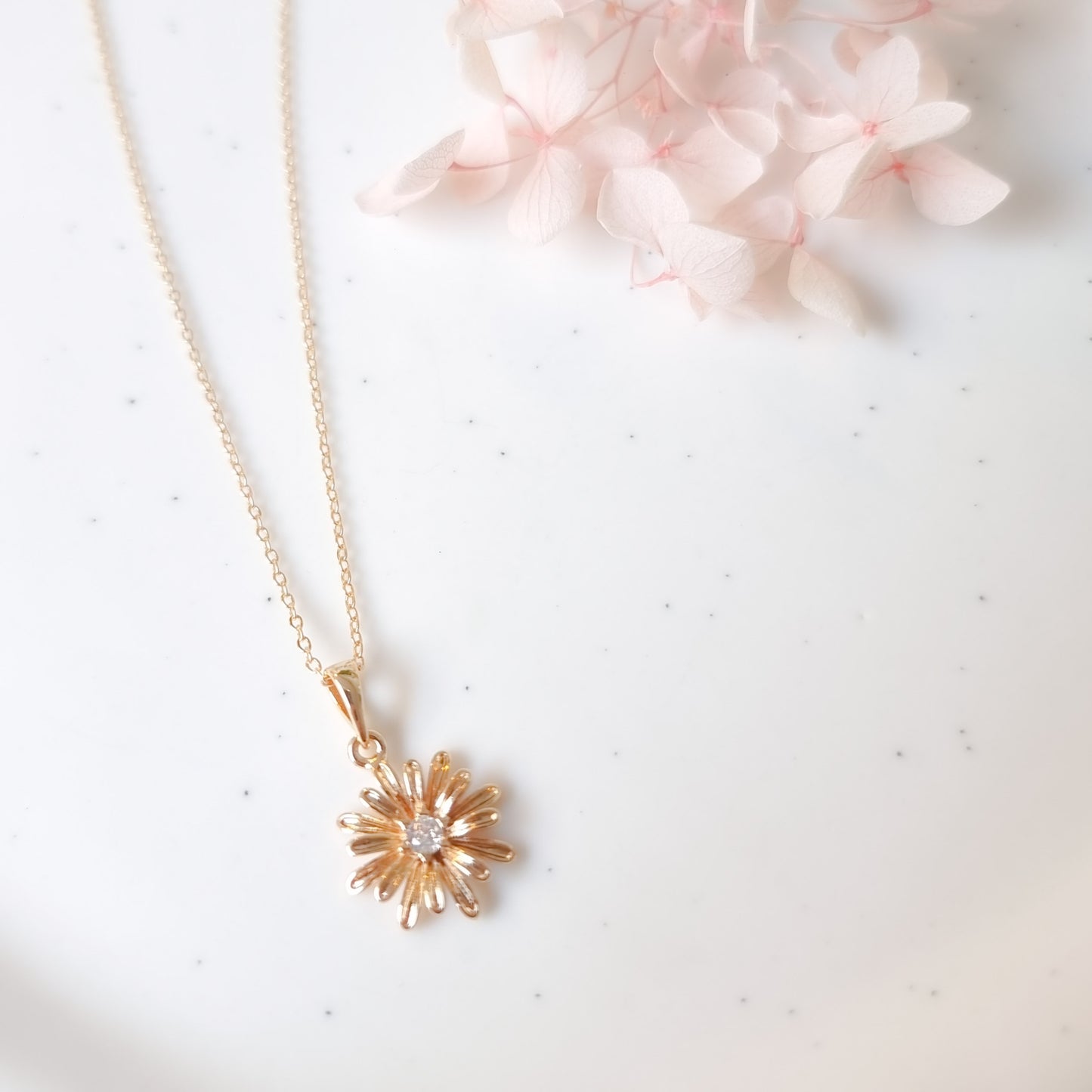 Ketting 24kt Verguld | Flower