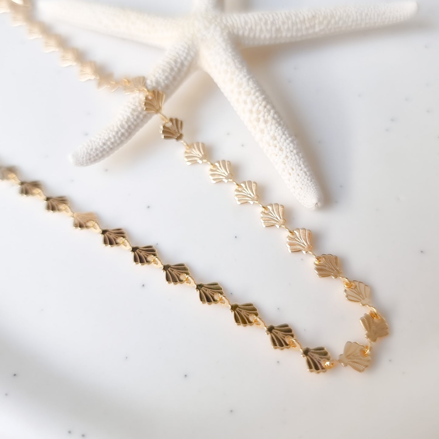 Ketting 24kt Verguld | Schelpjes