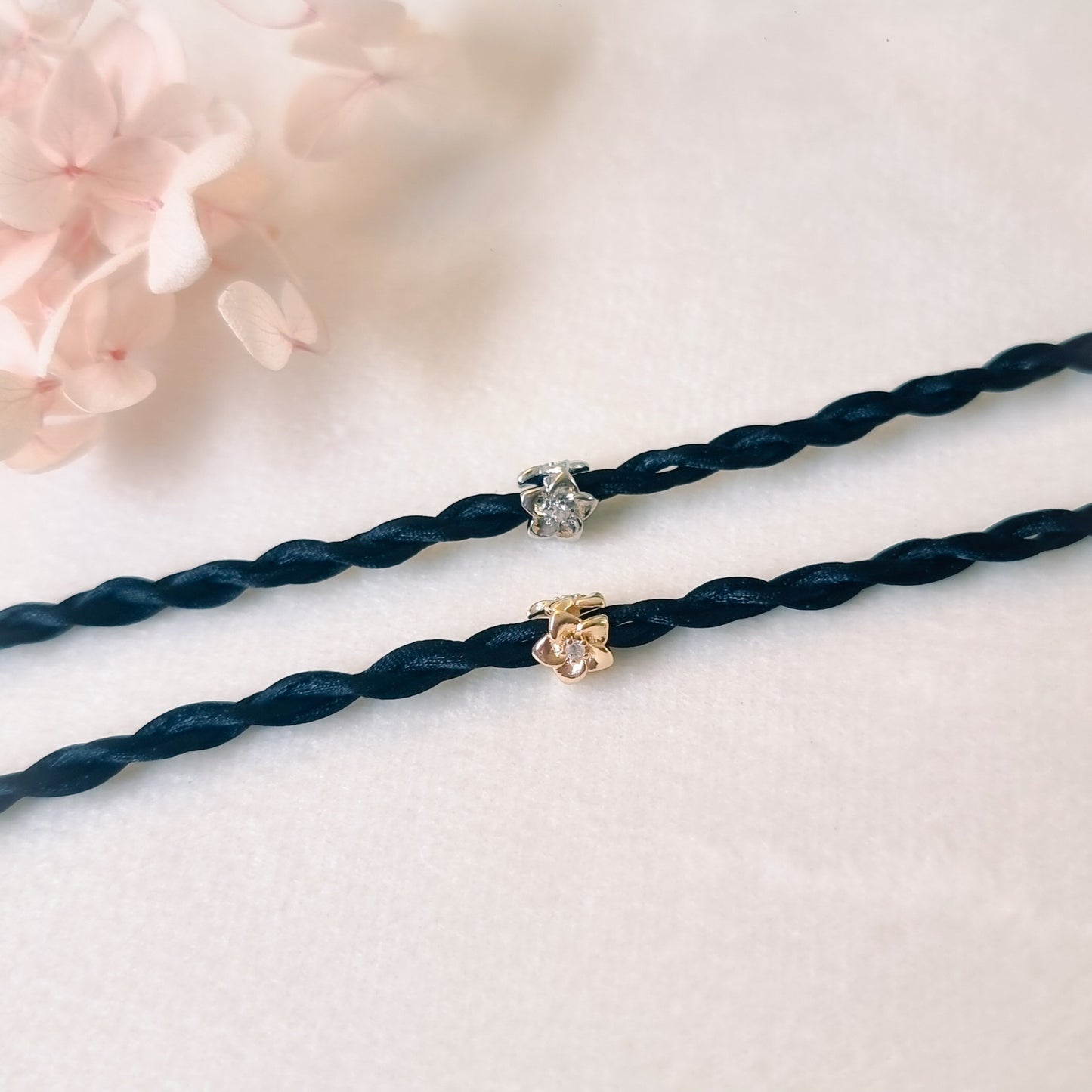 Twisted Satijn Armband | Rose