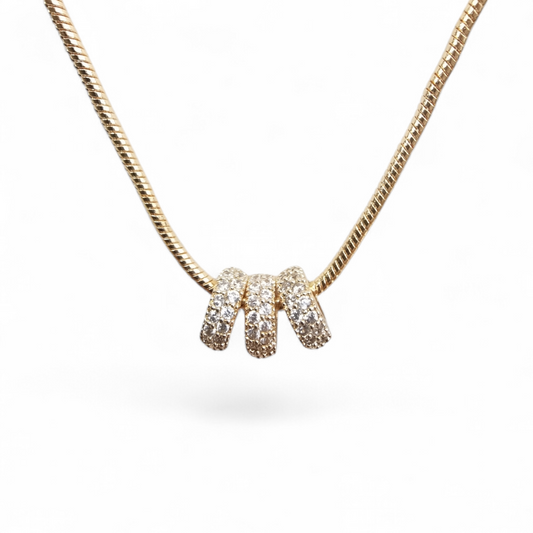 Ketting 24kt Verguld | Trio Diamond