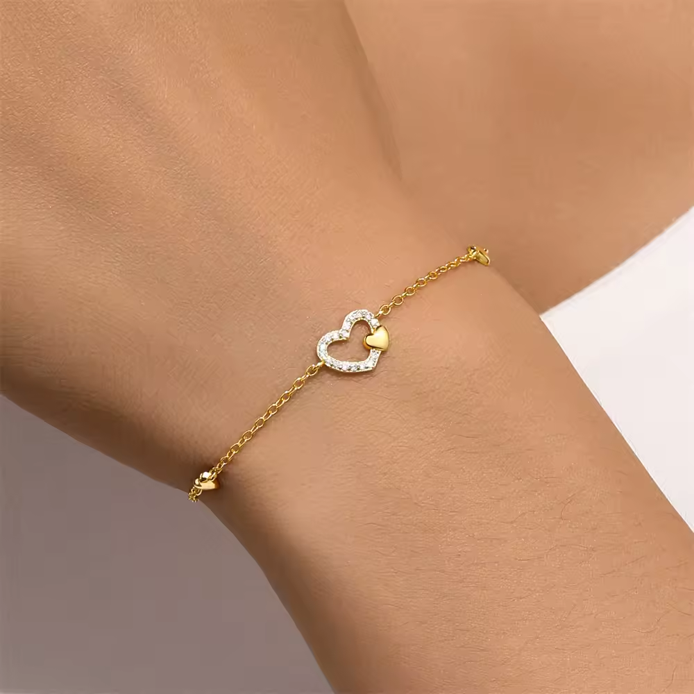 Armband 18kt Verguld Zilver | Sweetheart