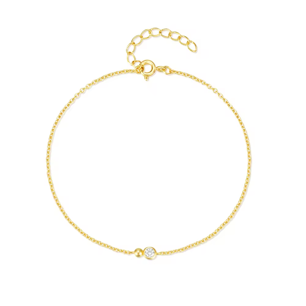 Armband 18kt Verguld Zilver | Zirconia