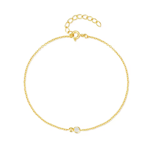 Armband 18kt Verguld Zilver | Zirconia