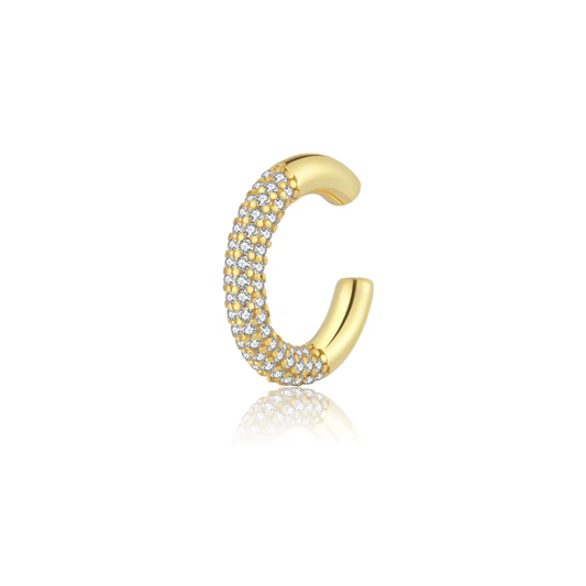 Oorringen 18kt Verguld Zilver | Zirconia Ear Cuffs