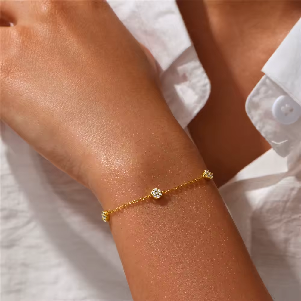 Armband 18kt Verguld Zilver | Zirconia