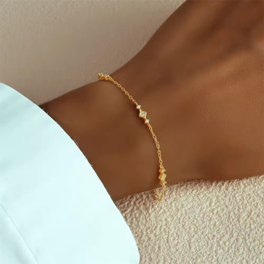 Armband 18kt Verguld Zilver | Stardust