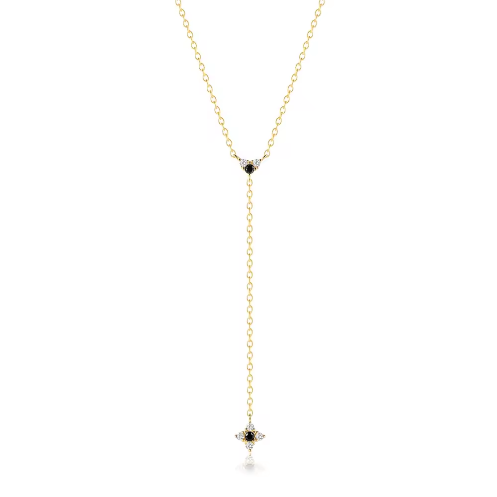 Ketting 18kt Verguld Zilver | Esmeralda