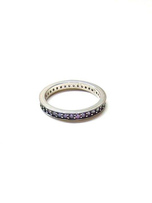 Paarse Zirkonia | Ring