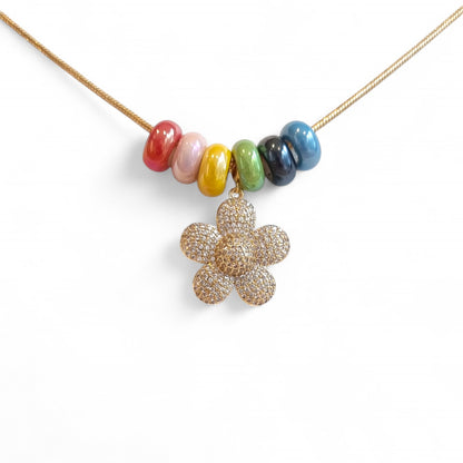 Aliki - Starter Necklace Green