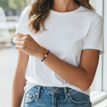 Twisted Satijn Armband | Pearl