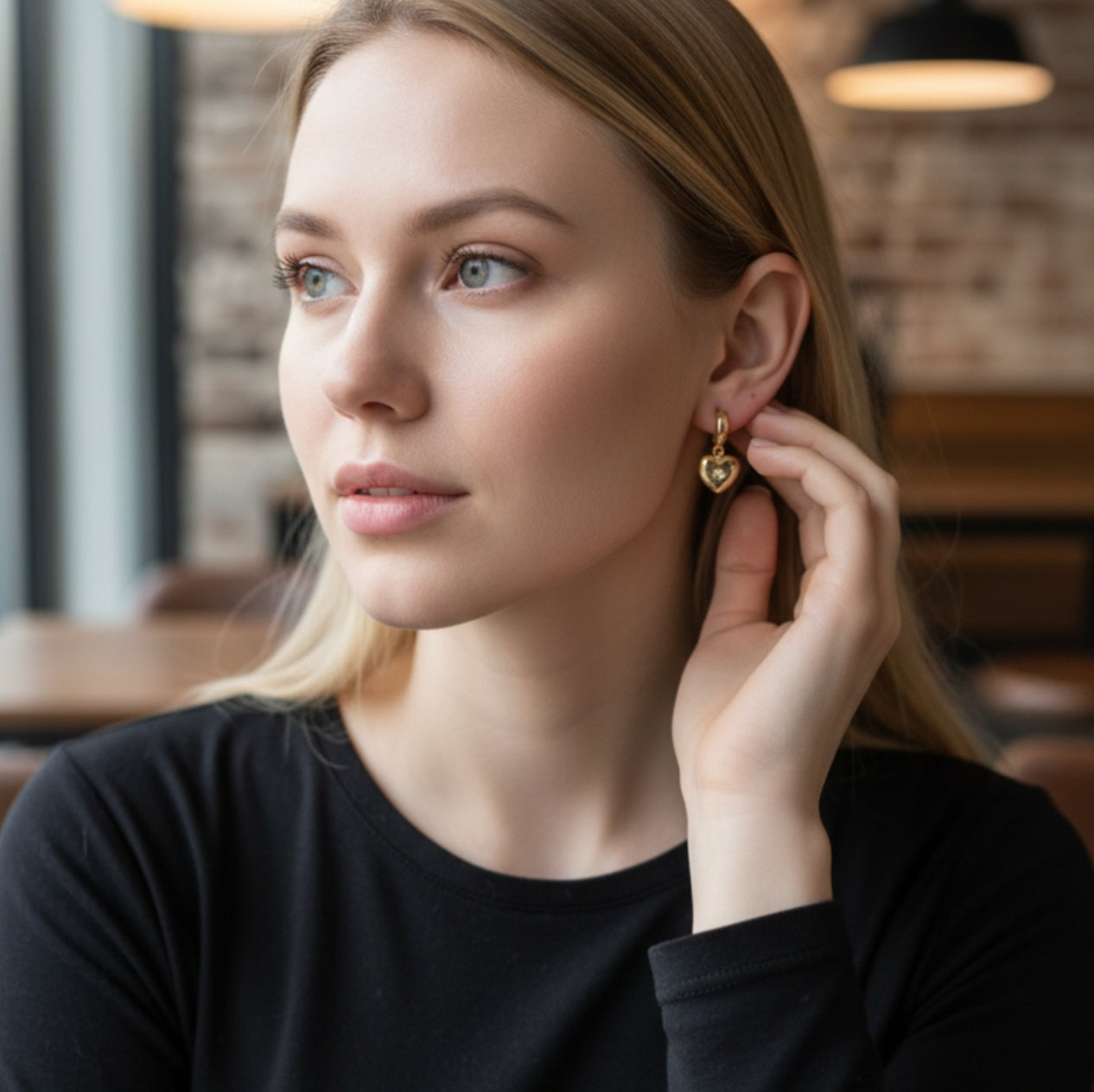 Oorringen 24kt Verguld | Vintage Hearts