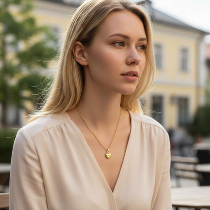 Ketting 24kt Verguld | Vintage Heart