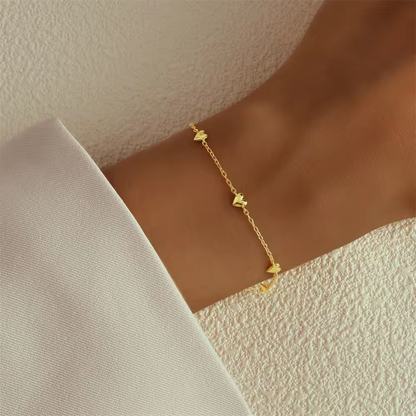 Armband 18kt Verguld Zilver | Hearts