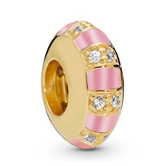 Pink Stripe - Charm
