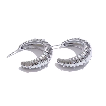 Pearl C Studs | Oorringen