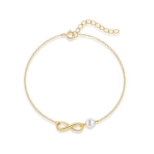 Armband 18kt Verguld Zilver | Infinity